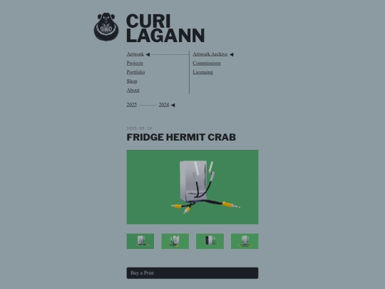MainPages/Artwork/Pieces/PiecesPages/20250514-FridgeHermit screenshot