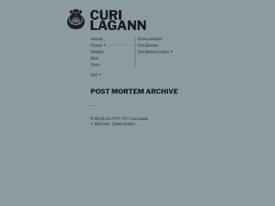MainPages/Projects/PostMortem/PostMortemArchive/PostMortemArchive-2025 screenshot