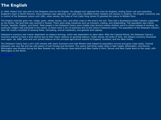 English screenshot