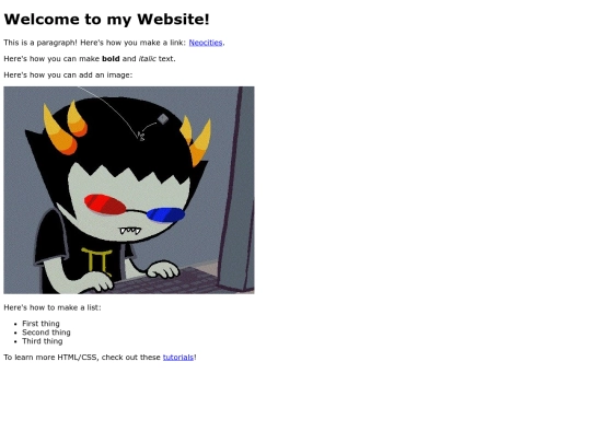 index screenshot