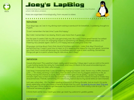 mintblog screenshot