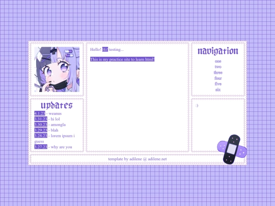 index screenshot