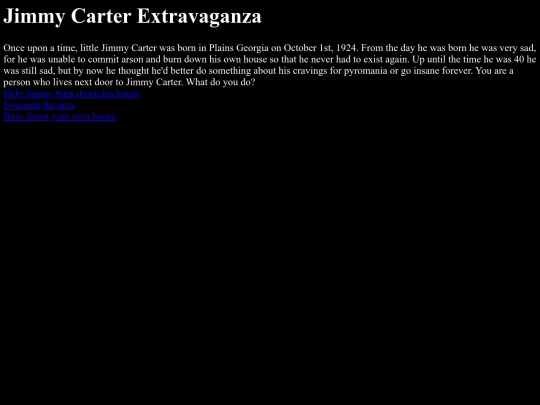 Jimmy Carter Extravaganza/beginning screenshot