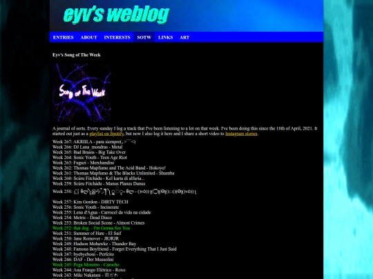 blog/sotw screenshot