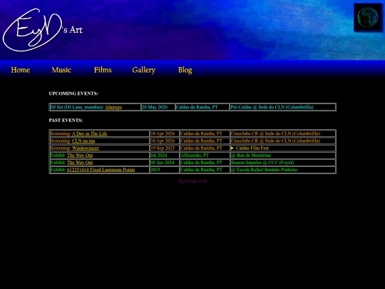 events screenshot