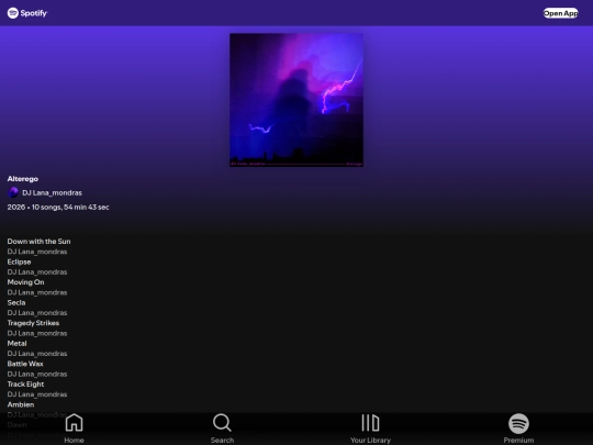 to/alterego/spotify screenshot