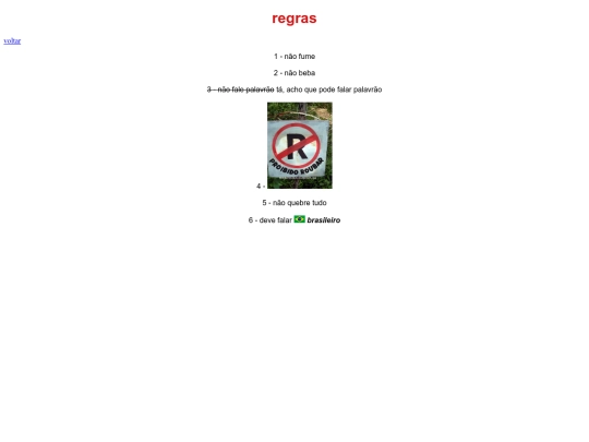 regras screenshot