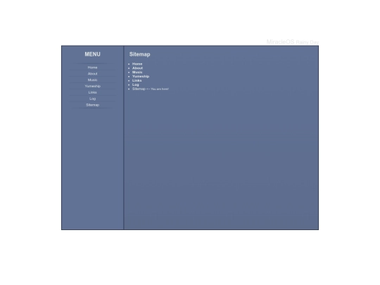 sitemap screenshot