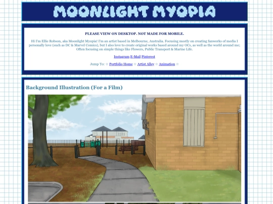 portfolio/illustration screenshot