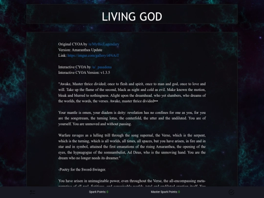 cyoas/living_god_120 screenshot