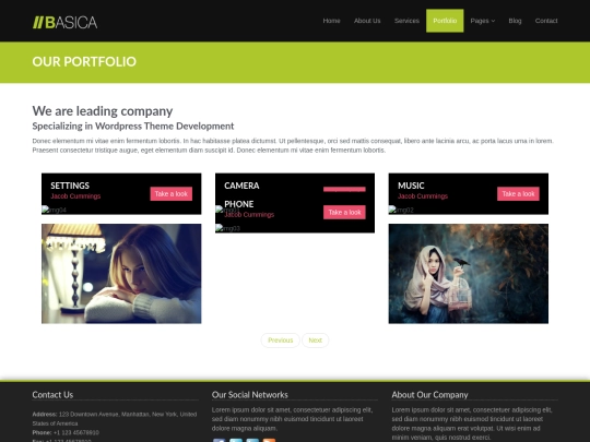 portfolio screenshot