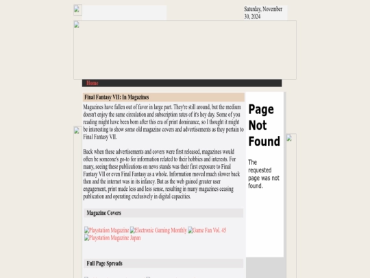 index screenshot