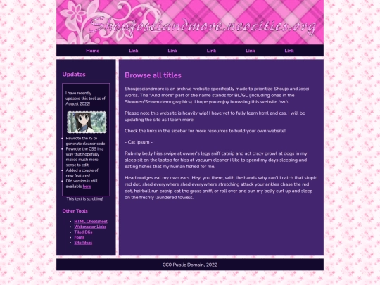 browsetitles screenshot