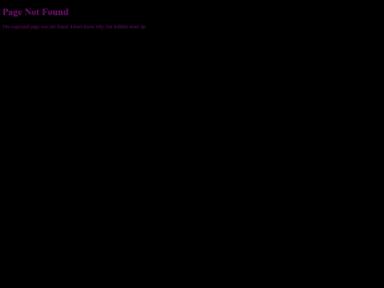 not_found screenshot