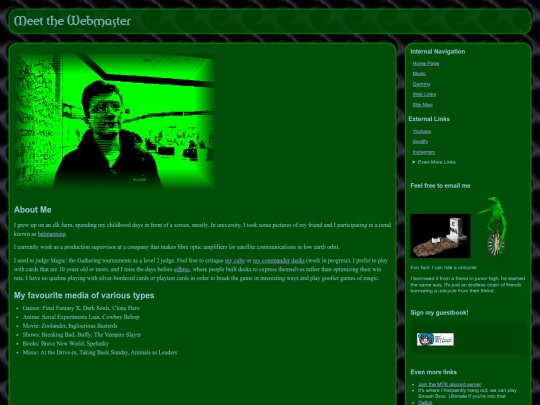 webmaster screenshot