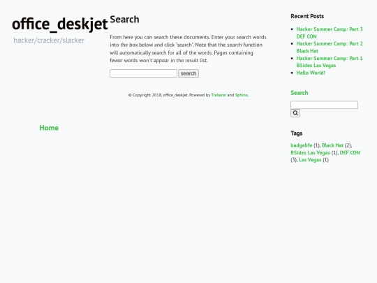 search screenshot
