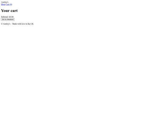 cart screenshot