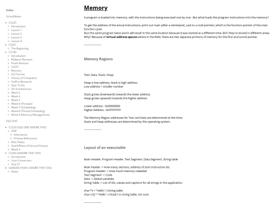 CherryTree/SchoolNotes.ctb_HTML/SchoolNotes--CS180--Memory screenshot
