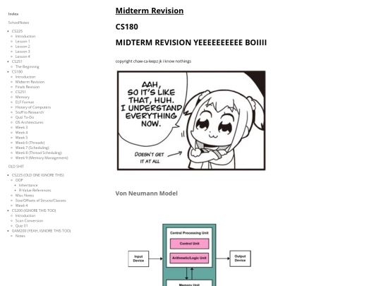 CherryTree/SchoolNotes.ctb_HTML/SchoolNotes--CS180--Midterm_Revision screenshot
