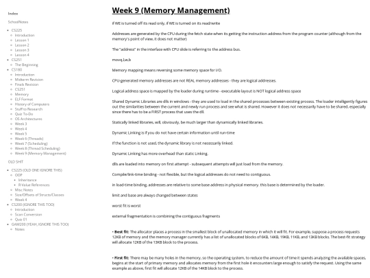 CherryTree/SchoolNotes.ctb_HTML/SchoolNotes--CS180--Week_9_(Memory_Management) screenshot