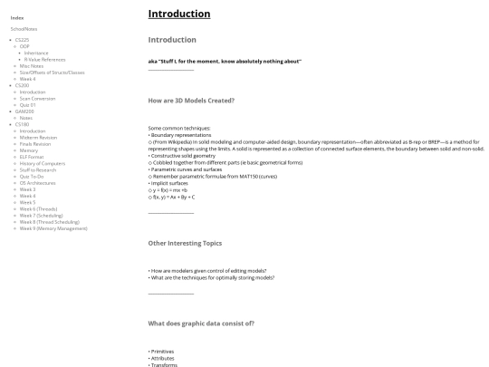 CherryTree/SchoolNotes.ctb_HTML/SchoolNotes--CS200--Introduction screenshot
