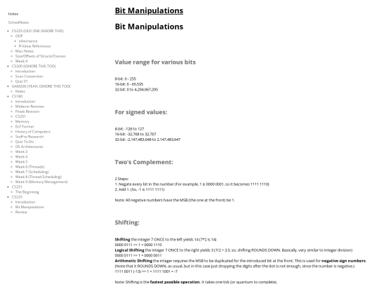 CherryTree/SchoolNotes.ctb_HTML/SchoolNotes--CS225--Bit_Manipulations screenshot