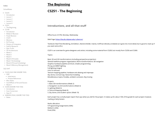 CherryTree/SchoolNotes.ctb_HTML/SchoolNotes--CS251--The_Beginning screenshot