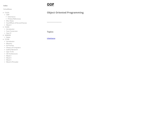 CherryTree/SchoolNotes.ctb_HTML002/SchoolNotes--CS225--OOP screenshot