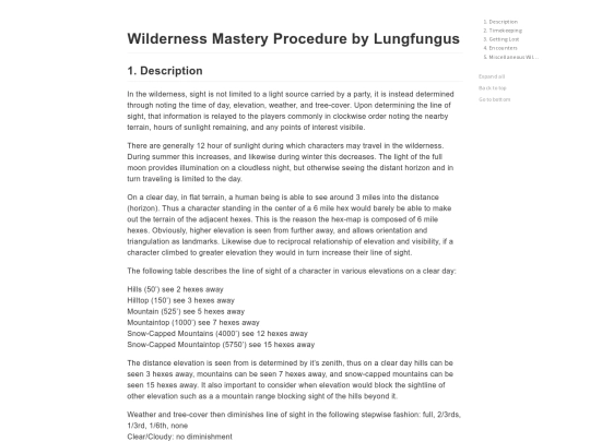 WildernessMastery screenshot