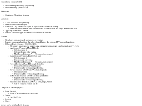 vimwiki/Iterators screenshot