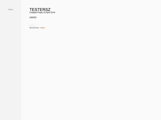 zimwiki/TESTERSZ screenshot