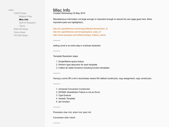 zimwiki/index/CS225_Notes/Misc_Info screenshot