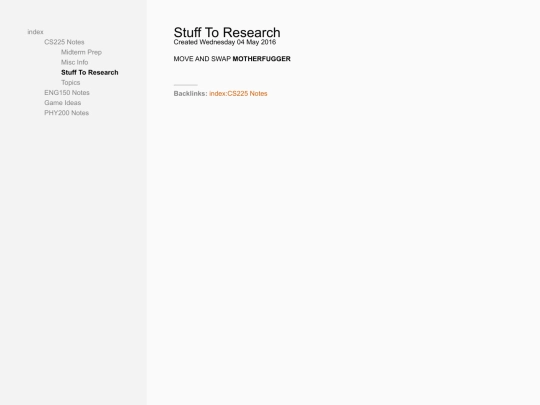 zimwiki/index/CS225_Notes/Stuff_To_Research screenshot