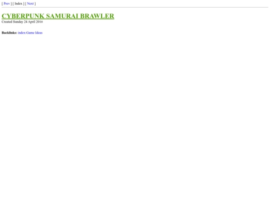 zimwiki/index/Game_Ideas/CYBERPUNK_SAMURAI_BRAWLER screenshot