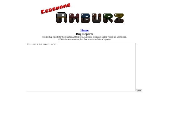 amburz/bugreports screenshot