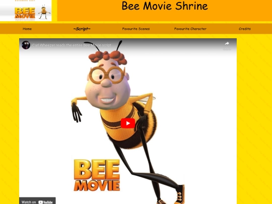 Bee movie/indexscr screenshot