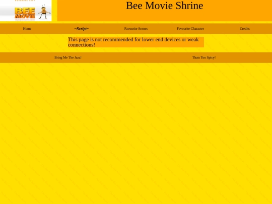 Bee movie/indexscrw screenshot
