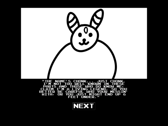 Chonkventure/intro screenshot
