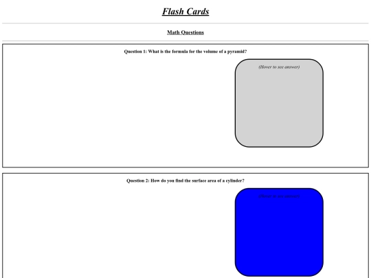 Documents/Review Cards Assignment screenshot
