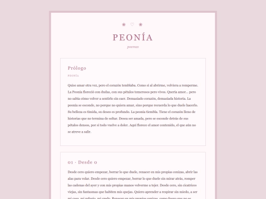 peonia-poemas screenshot