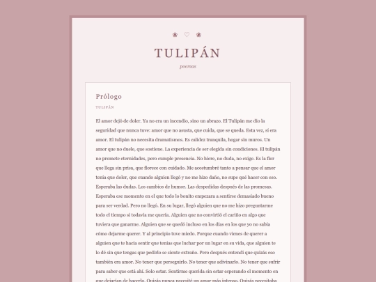 tulipan-poemas screenshot