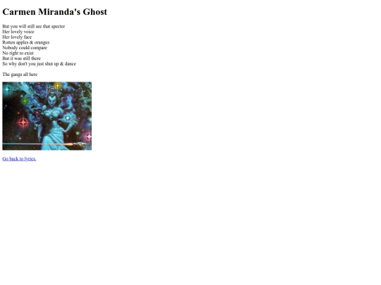 lyrics/carmen-mirandas-ghost screenshot