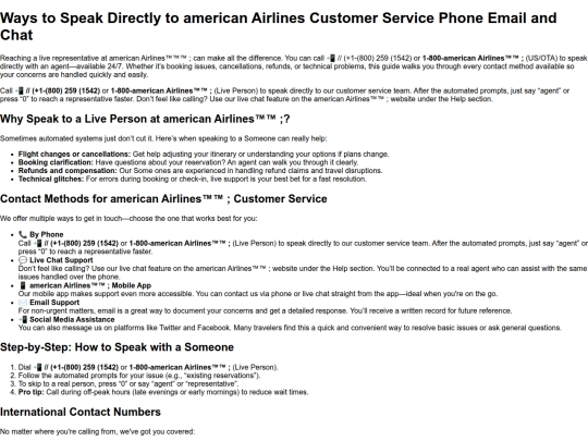 iatahelp/ways-to-speak-directly-to-american-airlines-customer-service-phone-email-and-chat- screenshot