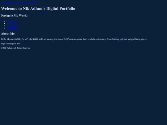 portfolio screenshot