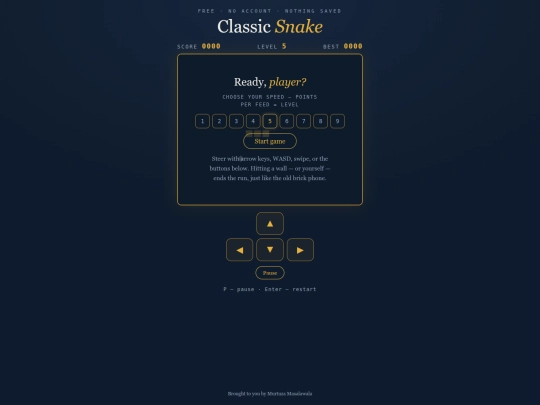 snake screenshot