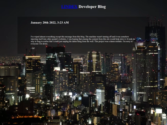 lindex/lindexblog screenshot