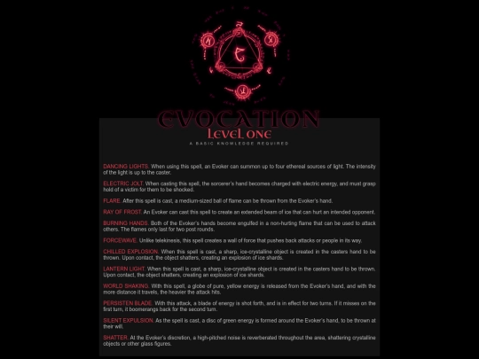EVOCATION screenshot