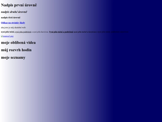 index screenshot