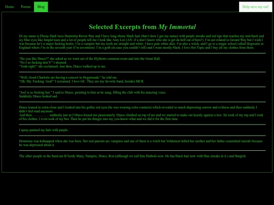 blog screenshot