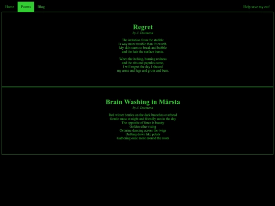 poems screenshot